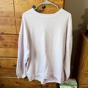 Aerie Pink Oversized Sweatshirt